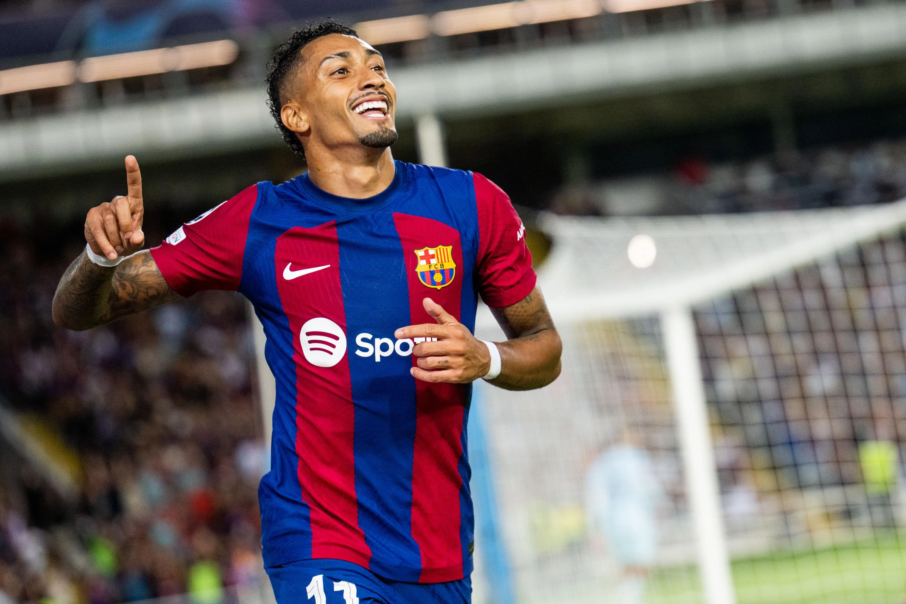 Barca thrash Getafe to go second in La Liga