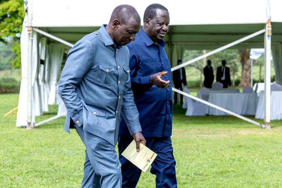 Ruto, Odinga Sign Pact to Address Kenya’s Socio-Political Challenges