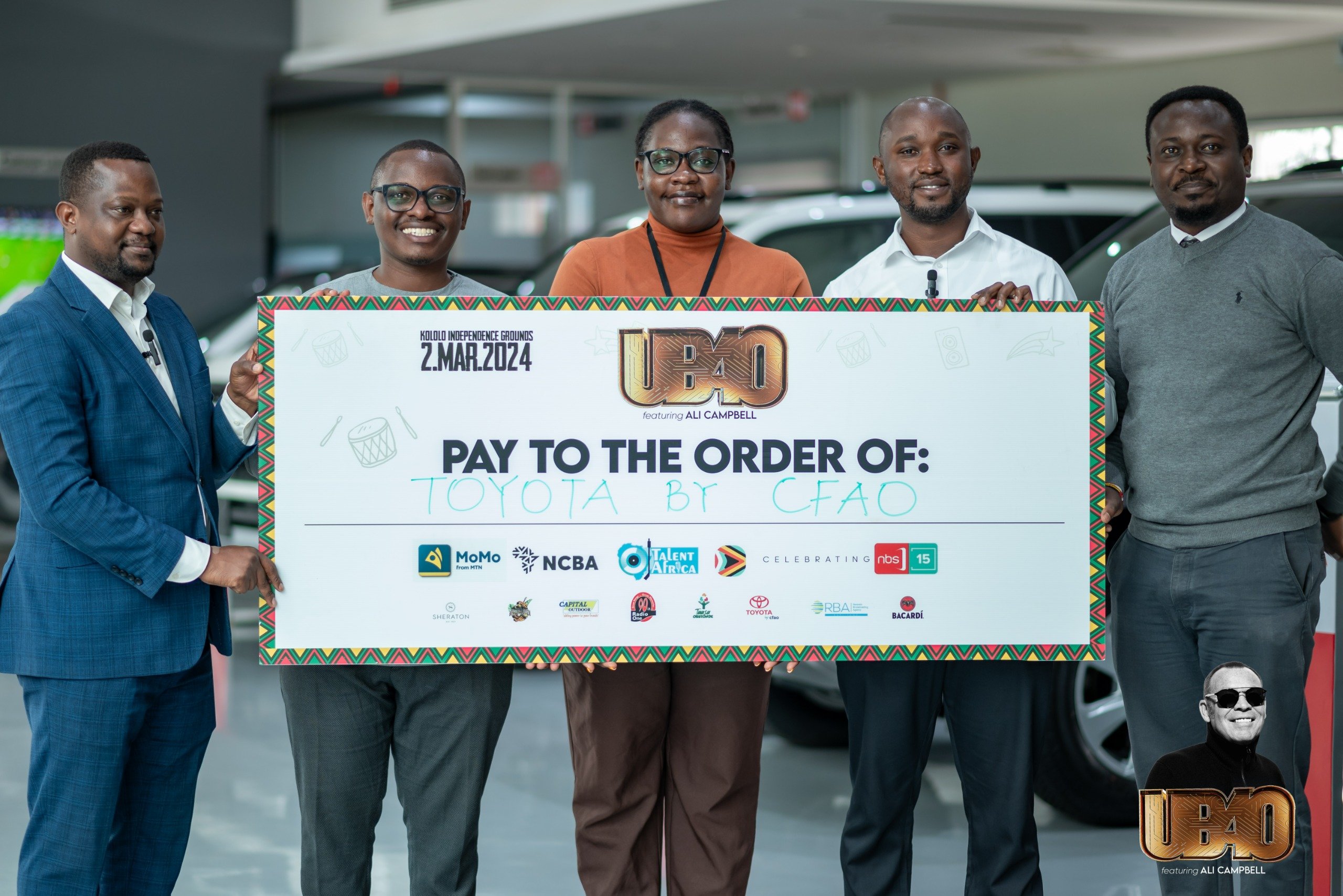 CFAO Motors Uganda joins NBS for UB40 featuring Ali Campbell concert