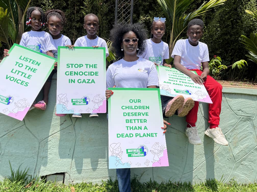 Activists embed mother's love into climate change campaign