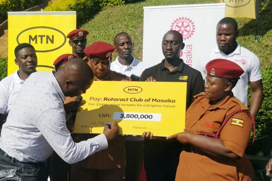 MTN boosts vocational training for Masaka inmates