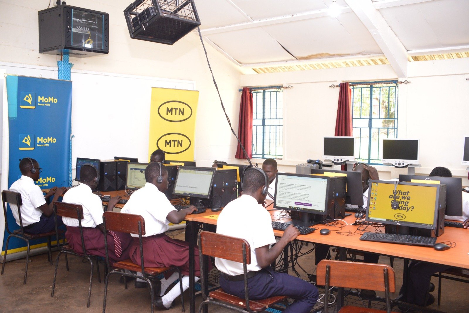 MTN Uganda launches computer lab for Gulu High School