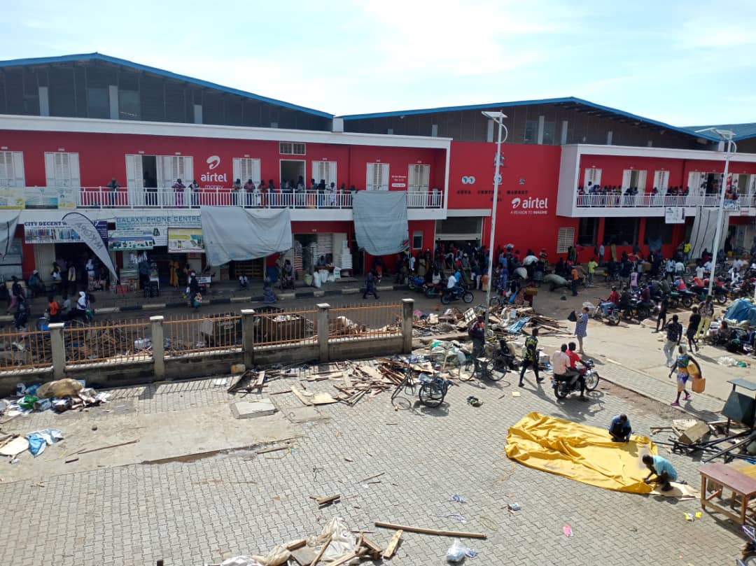 Arua city embarks on evacuating street vendors