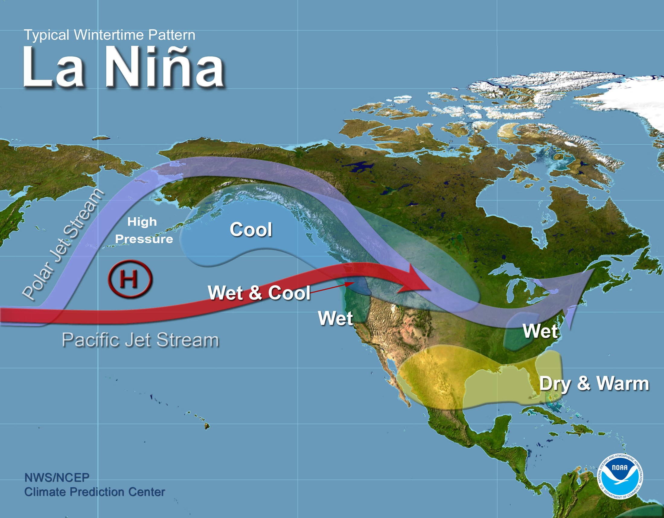 La Niña Climate Season Brings Cooler, Wetter Conditions to Parts of the World