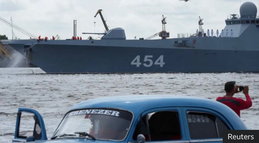 Russian warships leave Cuba after five days