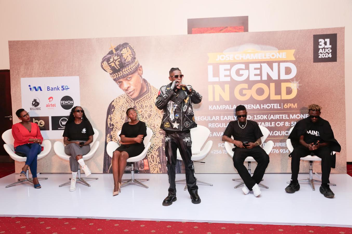 Jose Chameleone to show off his  25th colour