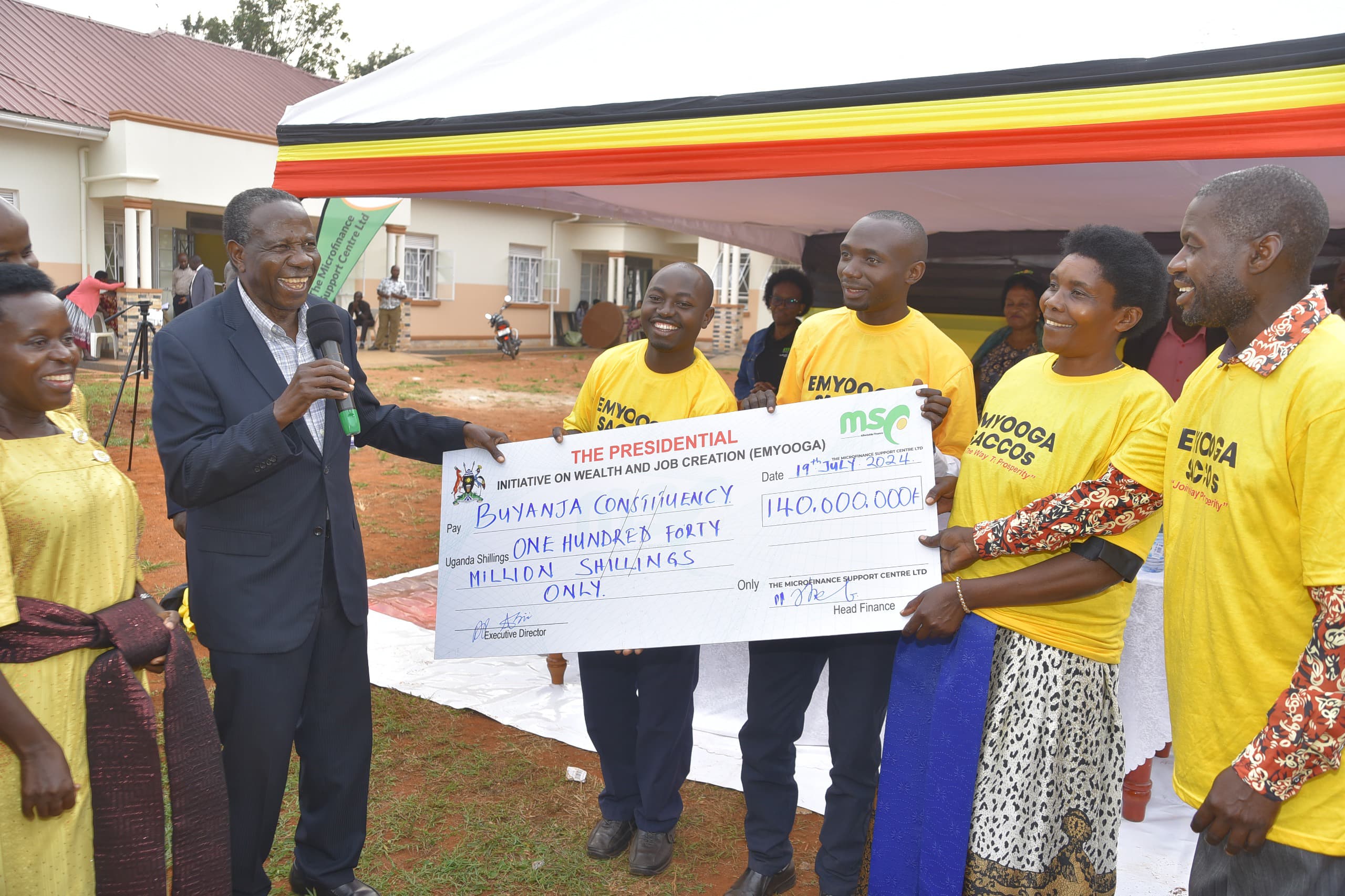 Use initiatives like Emyooga to create wealth, Kasaija urges