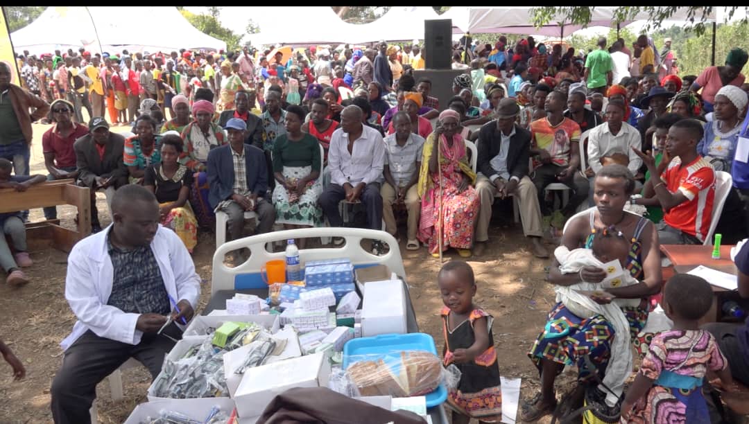 Hundreds benefit from free medical camp in Mubende