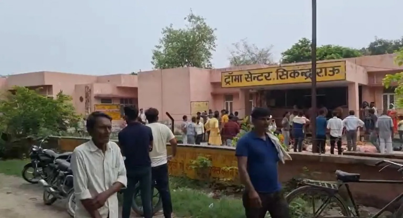Dozens killed in stampede at India religious event