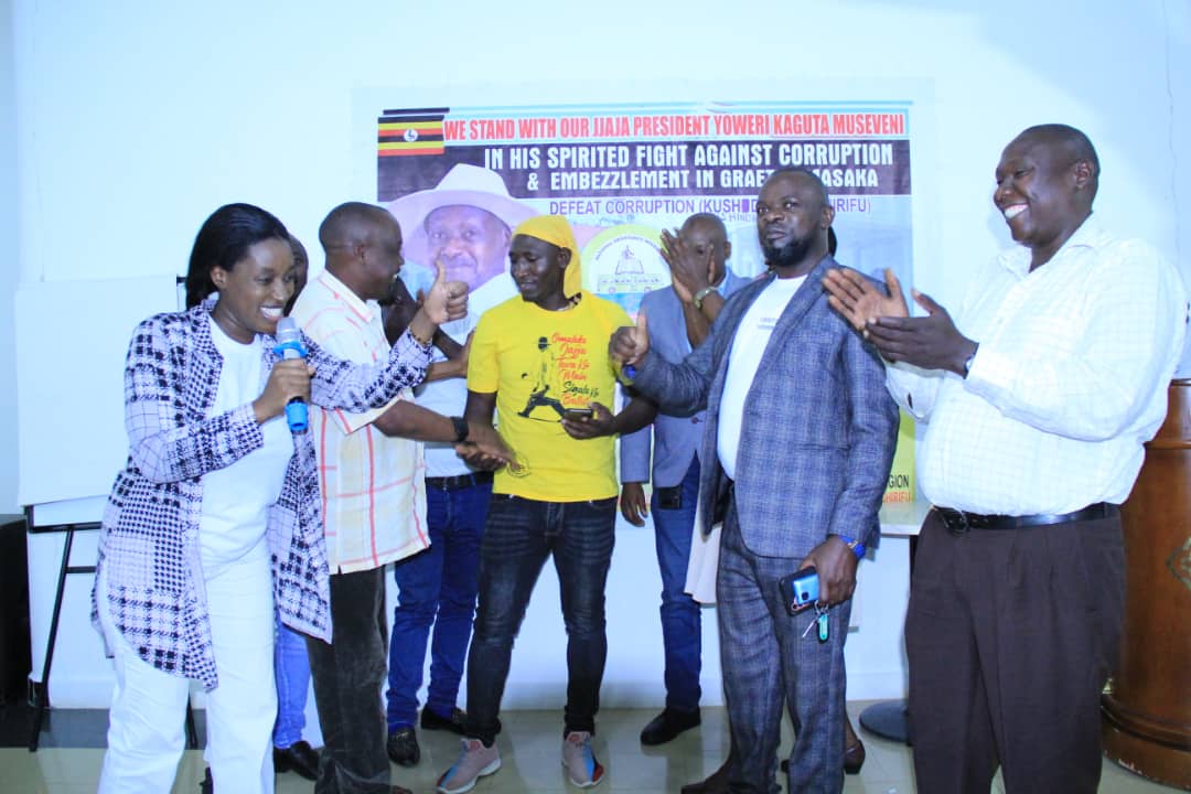 Masaka NRM youth pledge support to Museveni as they launch campaign to "defeat corruption"