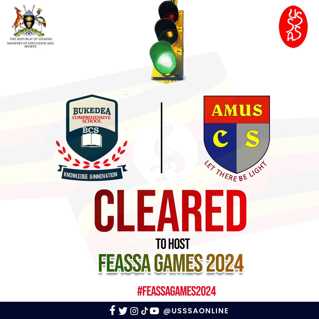 FEASSA approves Bukedea Comprehensive School,Amus College School to host 2024 games