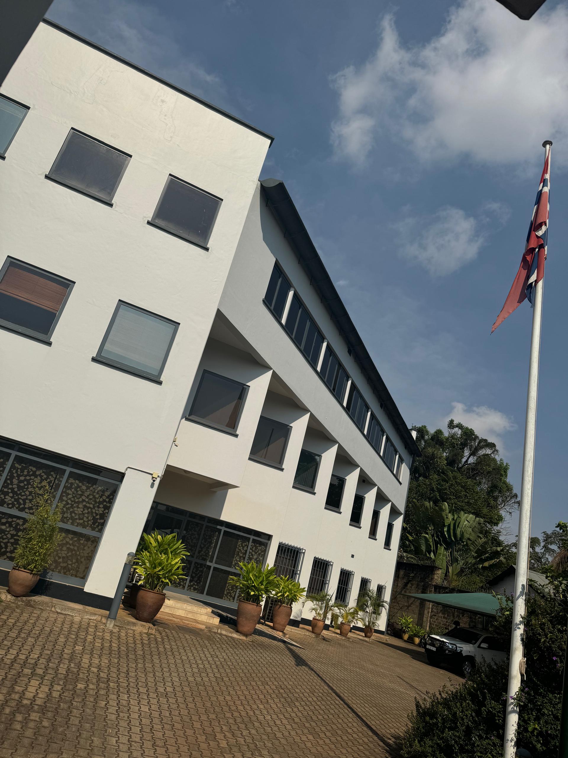 Norwegian embassy closes with symbolic flag lowering marking end of era