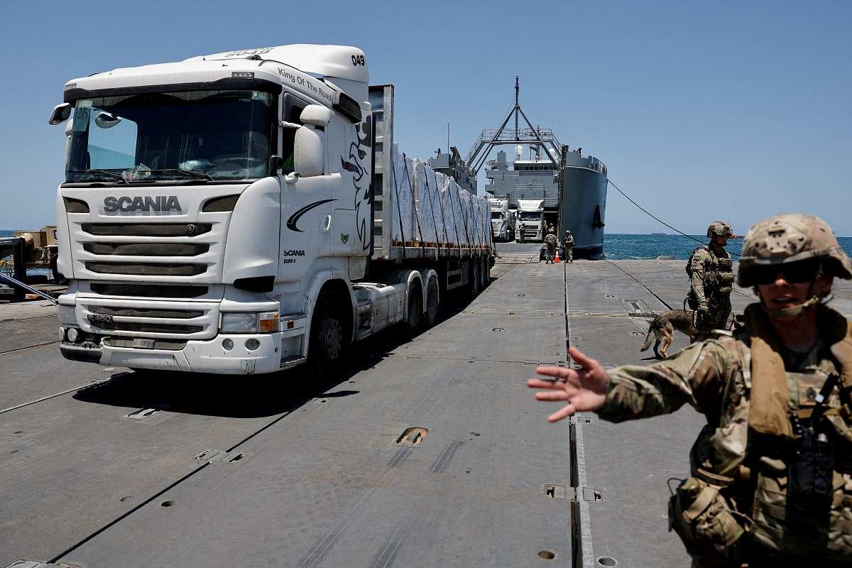 US military ends Gaza floating aid pier mission