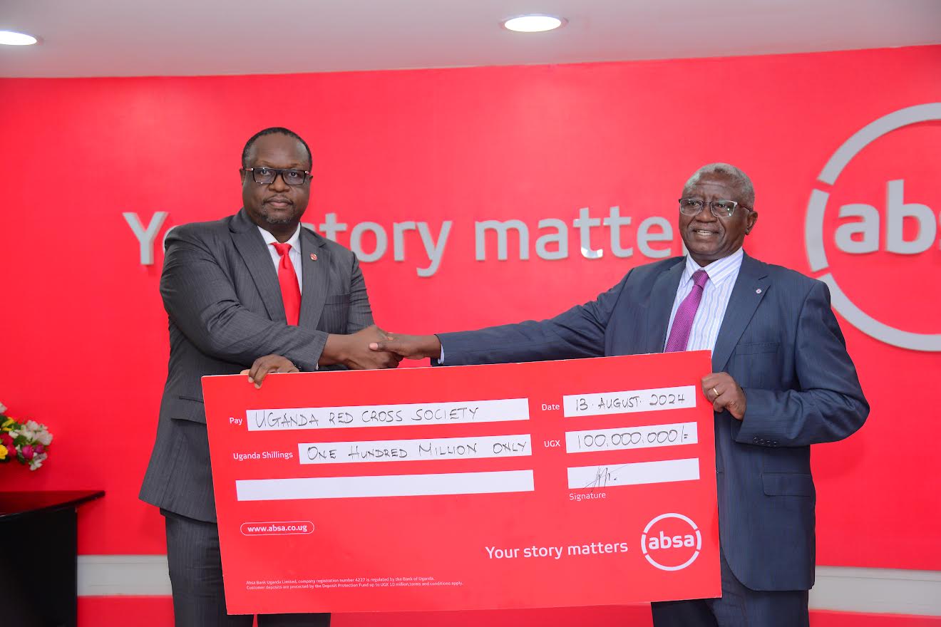 Absa donates shs100m towards disaster relief for Kiteezi landslide victims