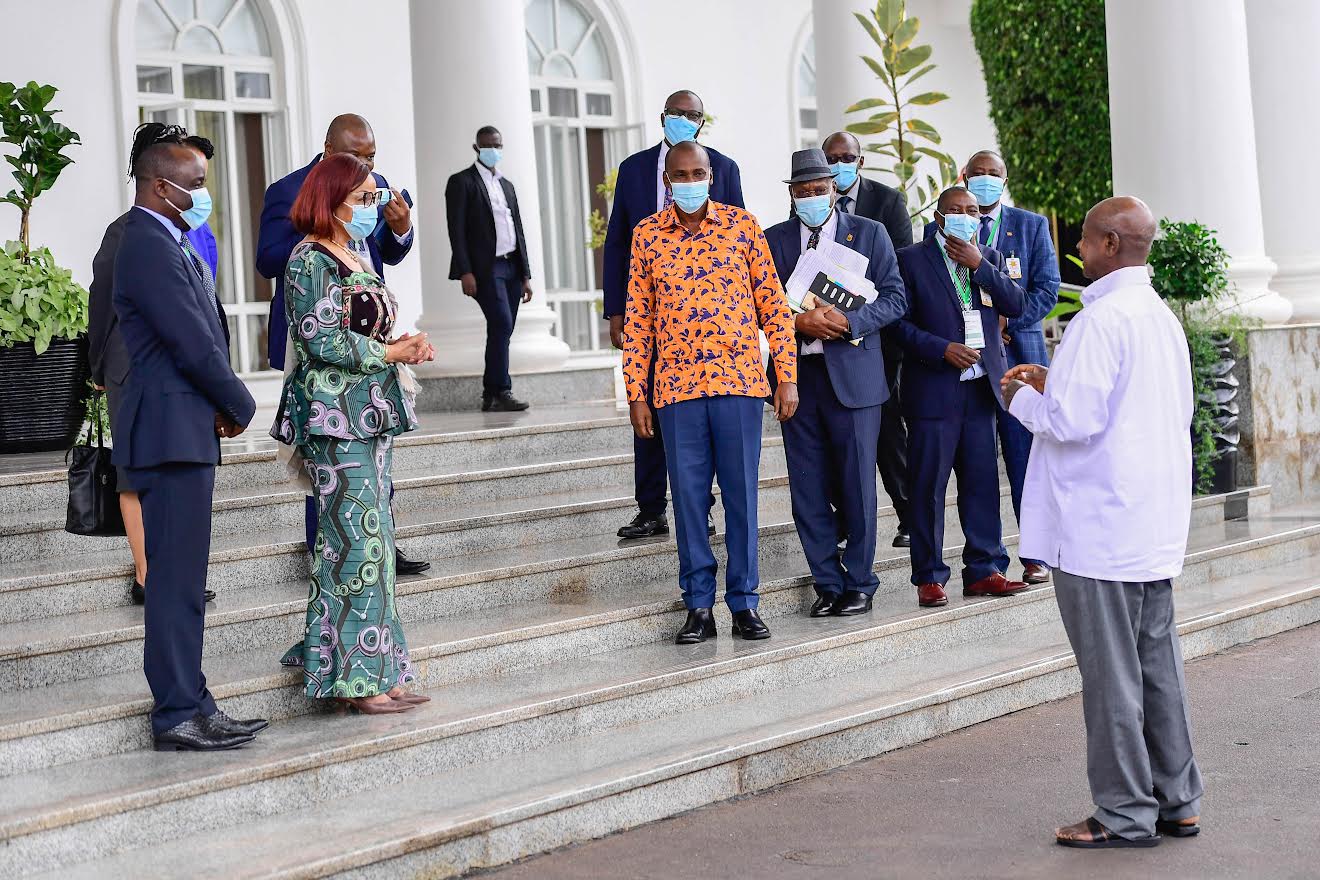 Museveni welcomes African Union team for agriculture summit in Kampala
