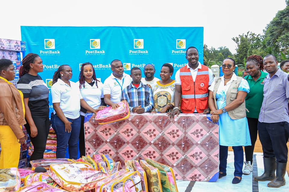 PostBank donates relief items to Kiteezi landfill victims
