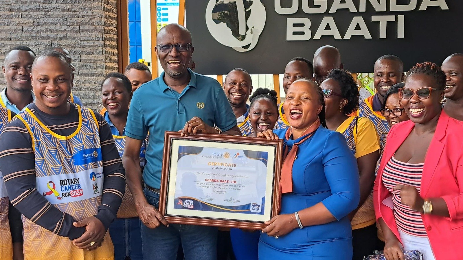 Safal Uganda Baati Foundation joins Rotary to advance Cancer awareness, prevention