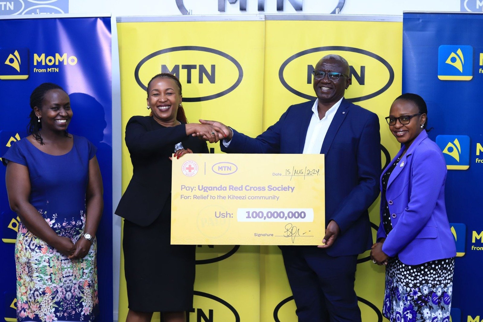 MTN supports 200 Kiteezi families after garbage tragedy