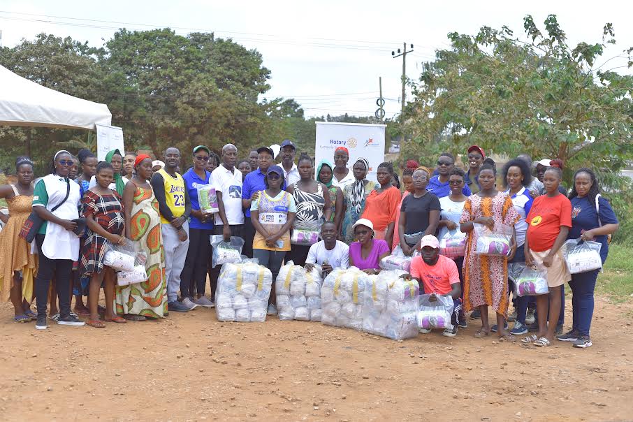 Rotary Club of Kampala Springs brings smiles to residents of Luzira, Bugoloobi