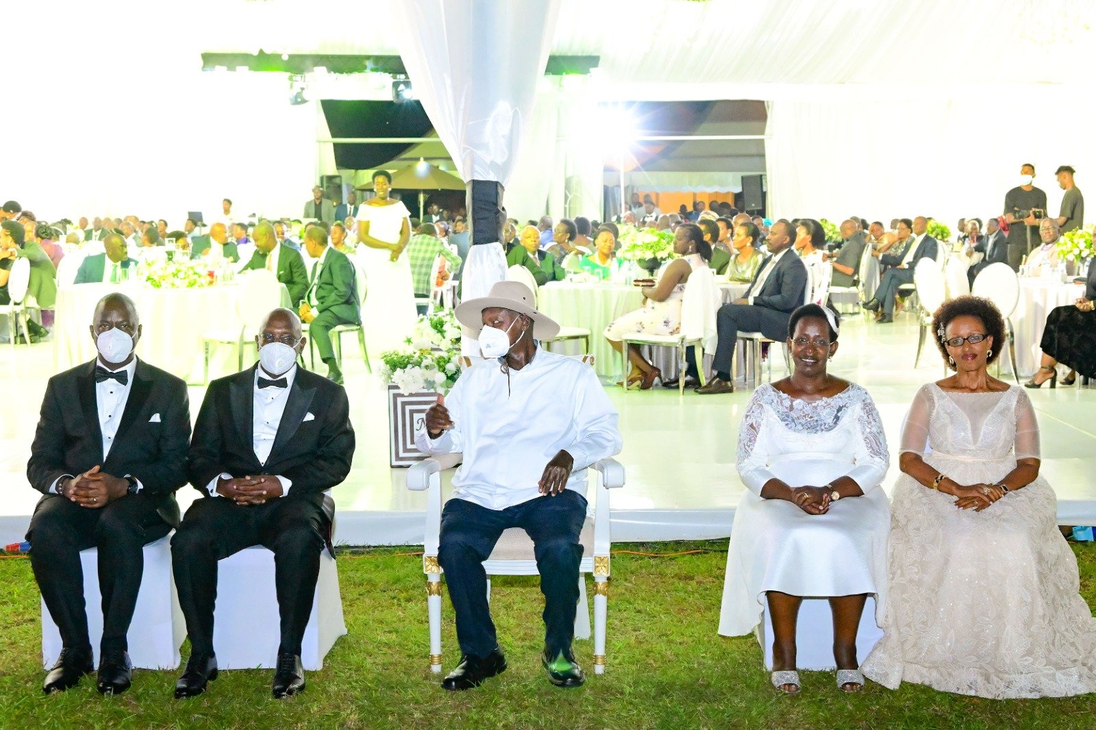 Museveni narrates Diana Atwine’s scary history on her wedding anniversary