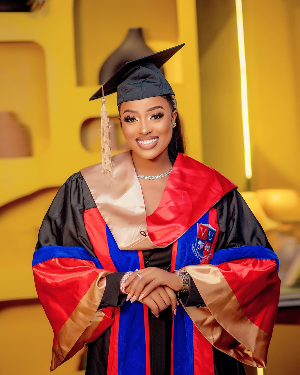 Black Rihanna finally graduates