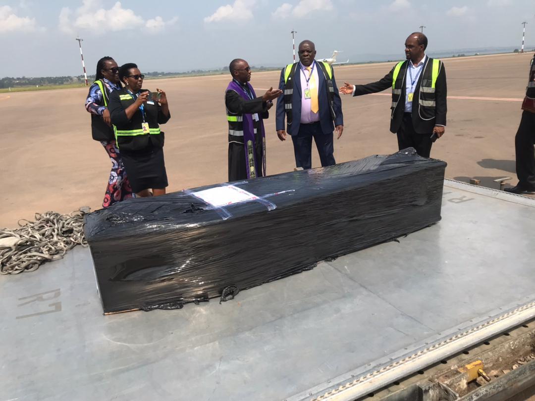 Fr Damien Grimes' Body Arrives in Uganda to Emotional Reception
