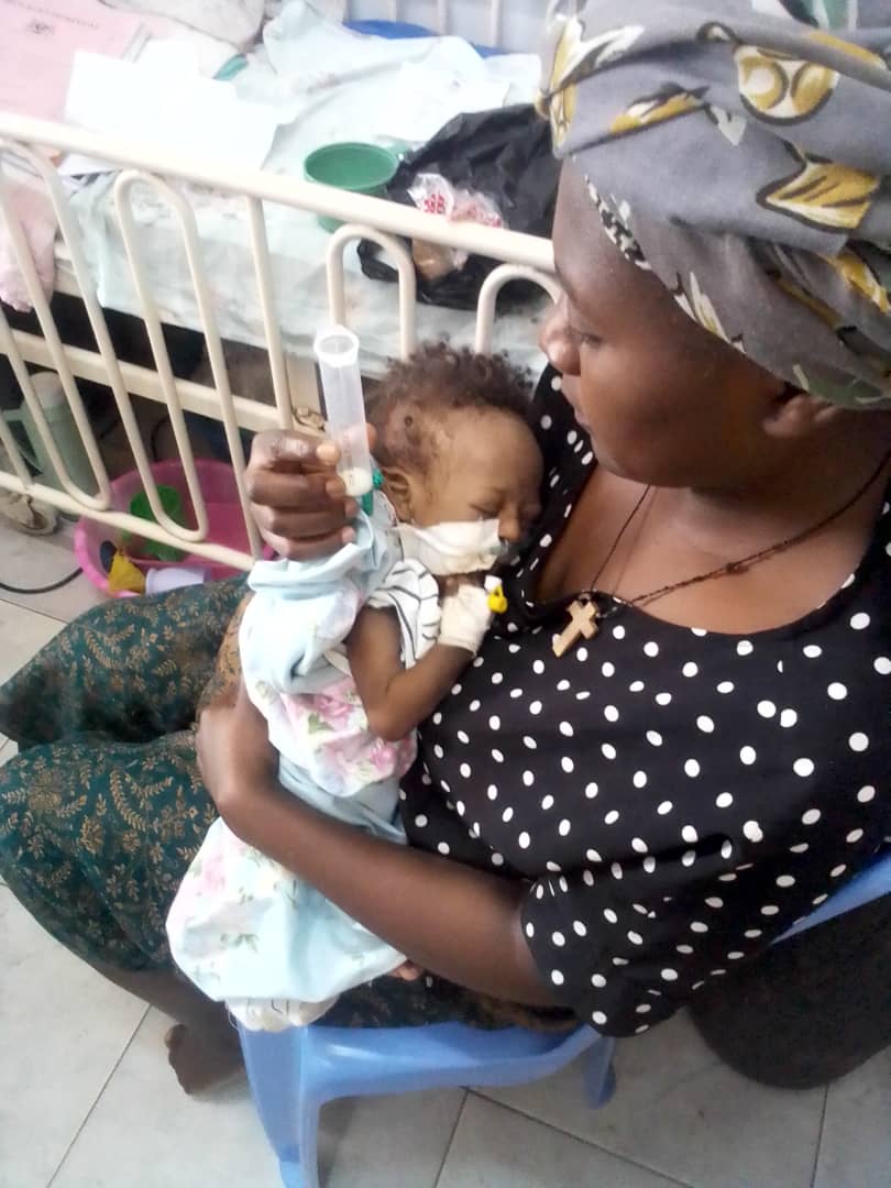 Young parents urgently seek help for their baby