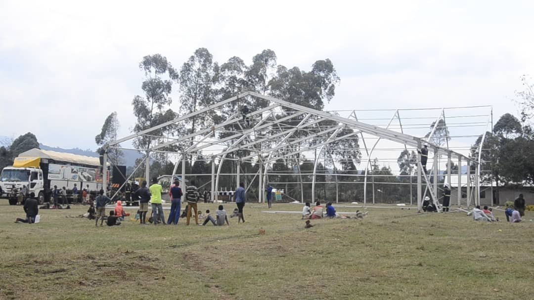 Final preparations for Minister Mateke's burial