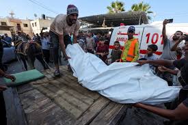 Israeli strike on Gaza school sheltering displaced kills 28, paramedics say