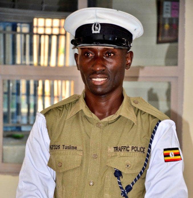 Police recognise officer captured directing traffic during heavy rain