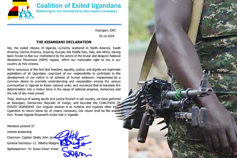 EXCLUSIVE | Ugandan Exiles Plot to Take Up Arms Against Govt