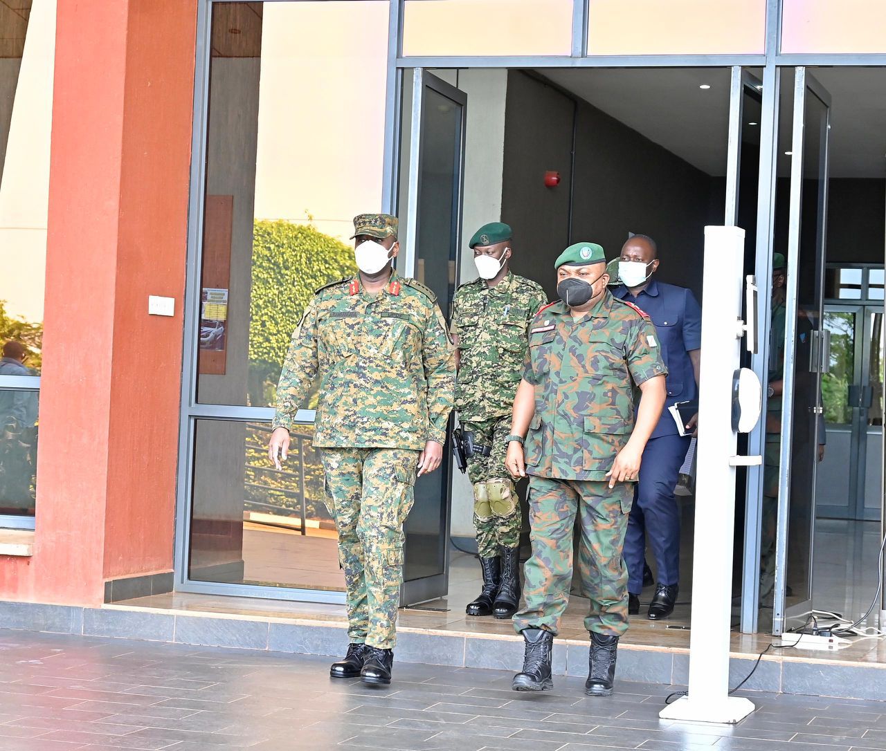 Muhoozi meets DRC's Gen Songesa in push for regional stability