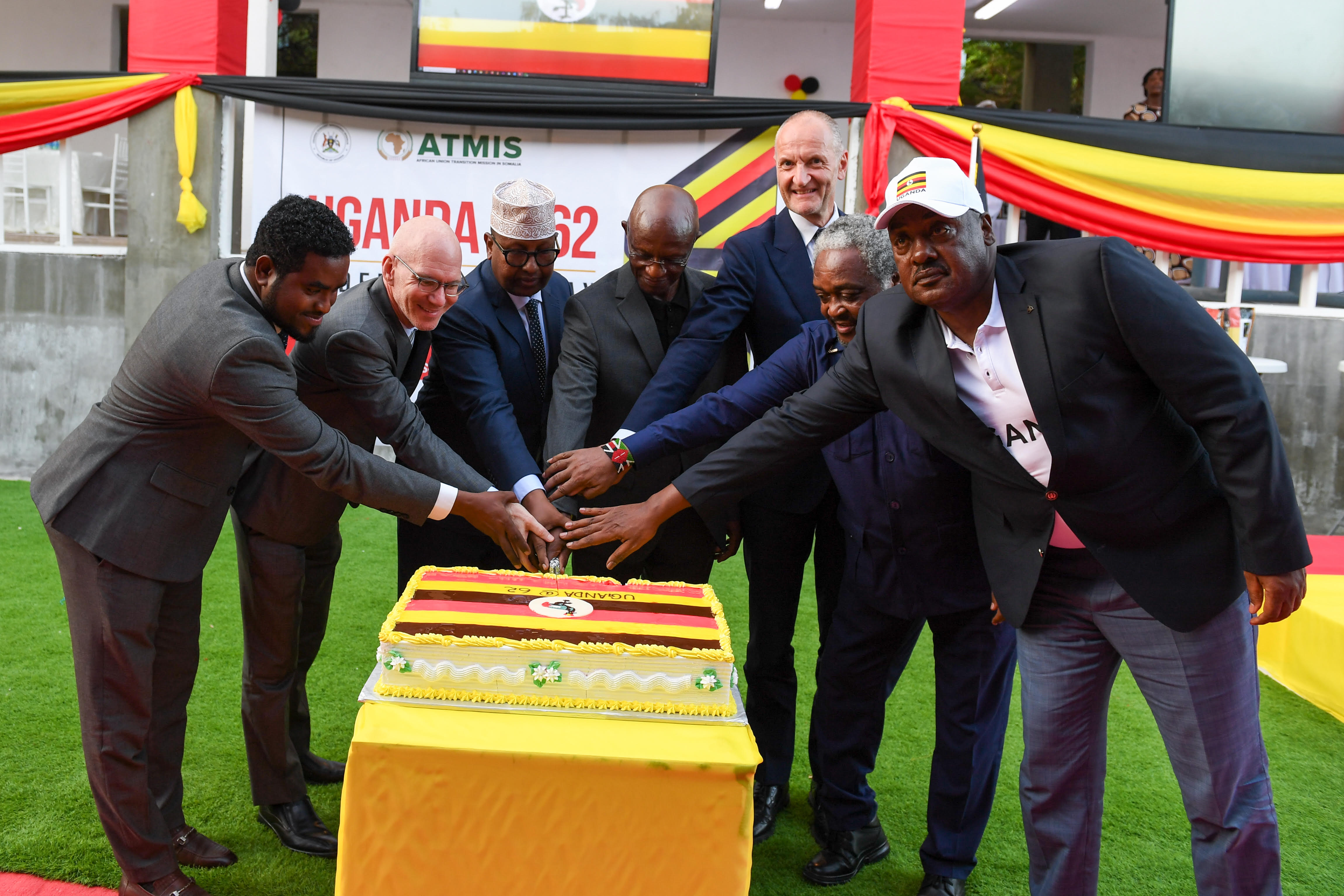 ATMIS Uganda peacekeepers celebrate 62nd independence anniversary