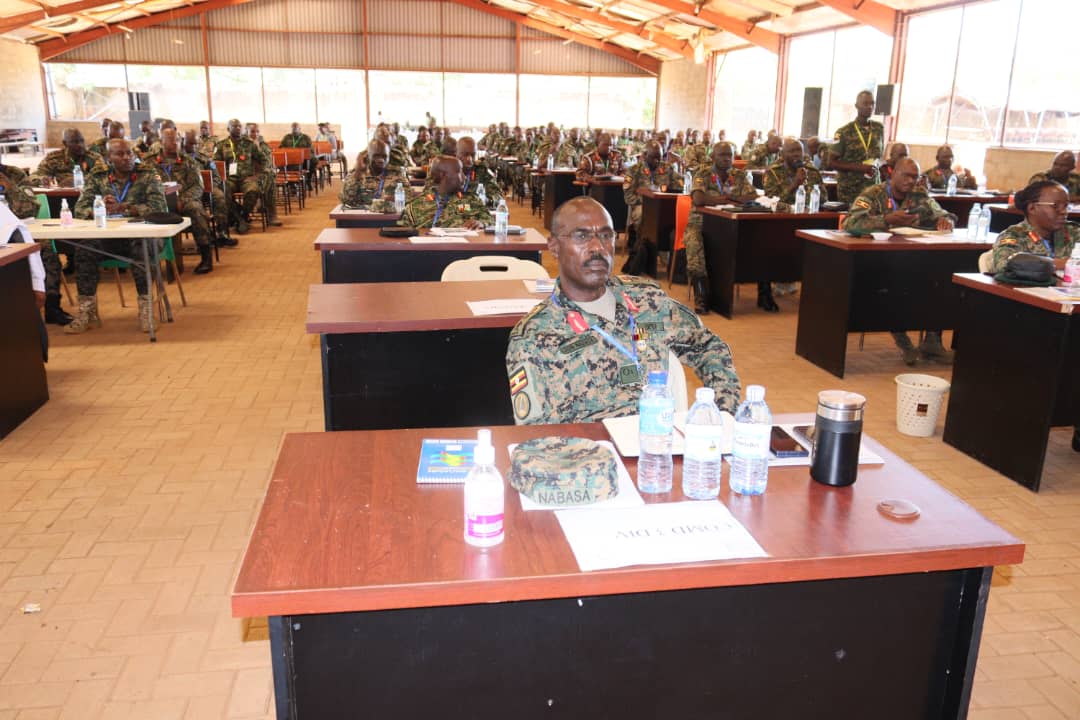 UPDF commanders meet  to refine Somalia mission strategy