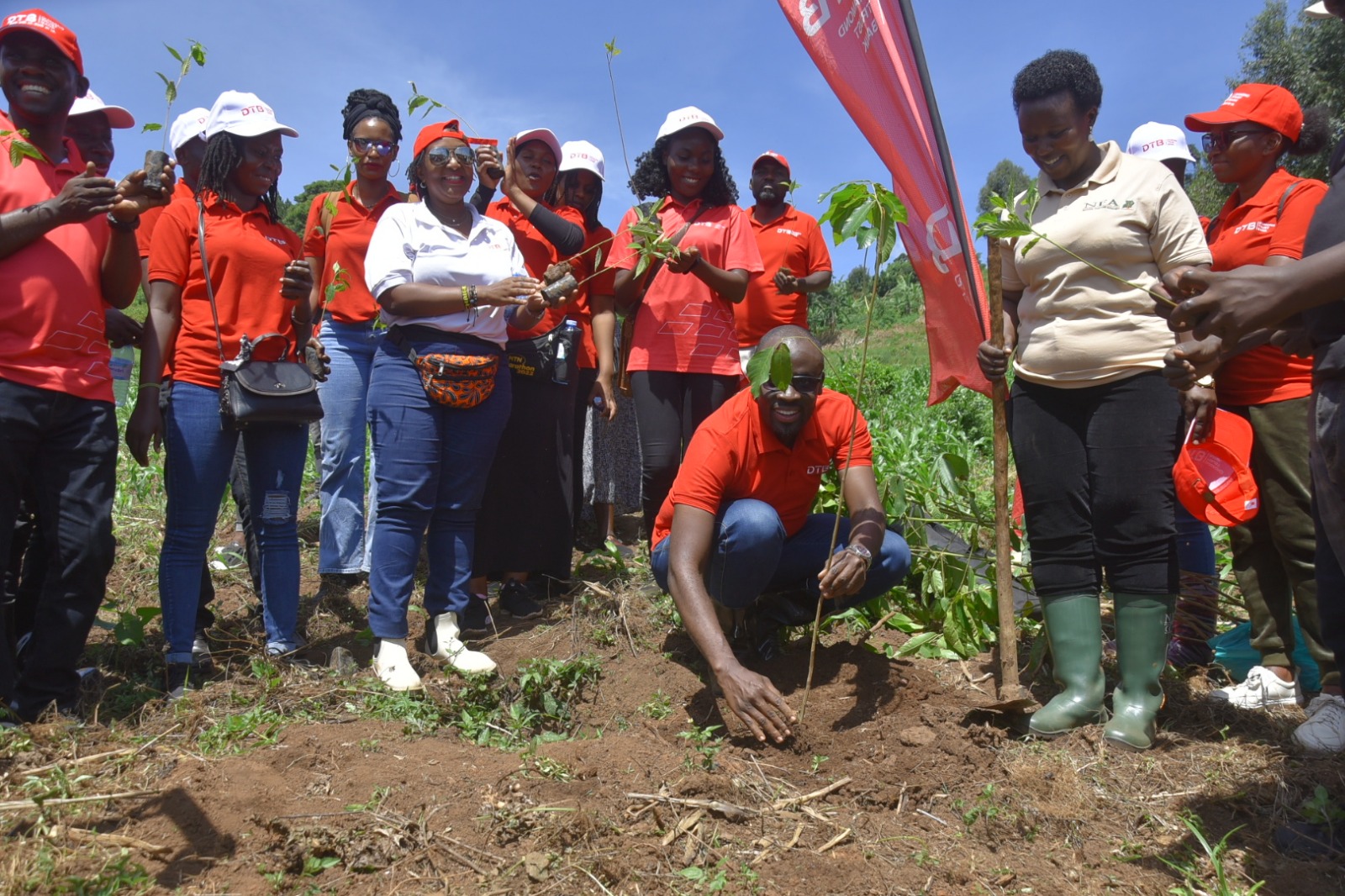 DTB and NFA Plant 15 Hectares of Trees to Restore Kasonke Forest Reserve