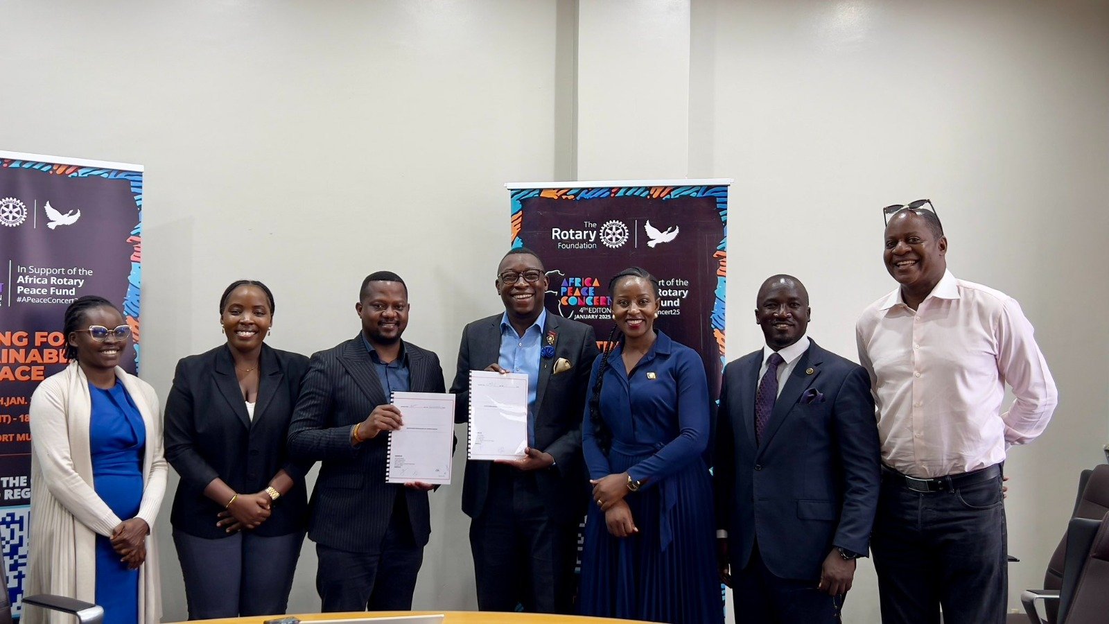 Rotary Uganda Joins Forces with NBS TV and AfroMobile for Africa Peace Concert 2025