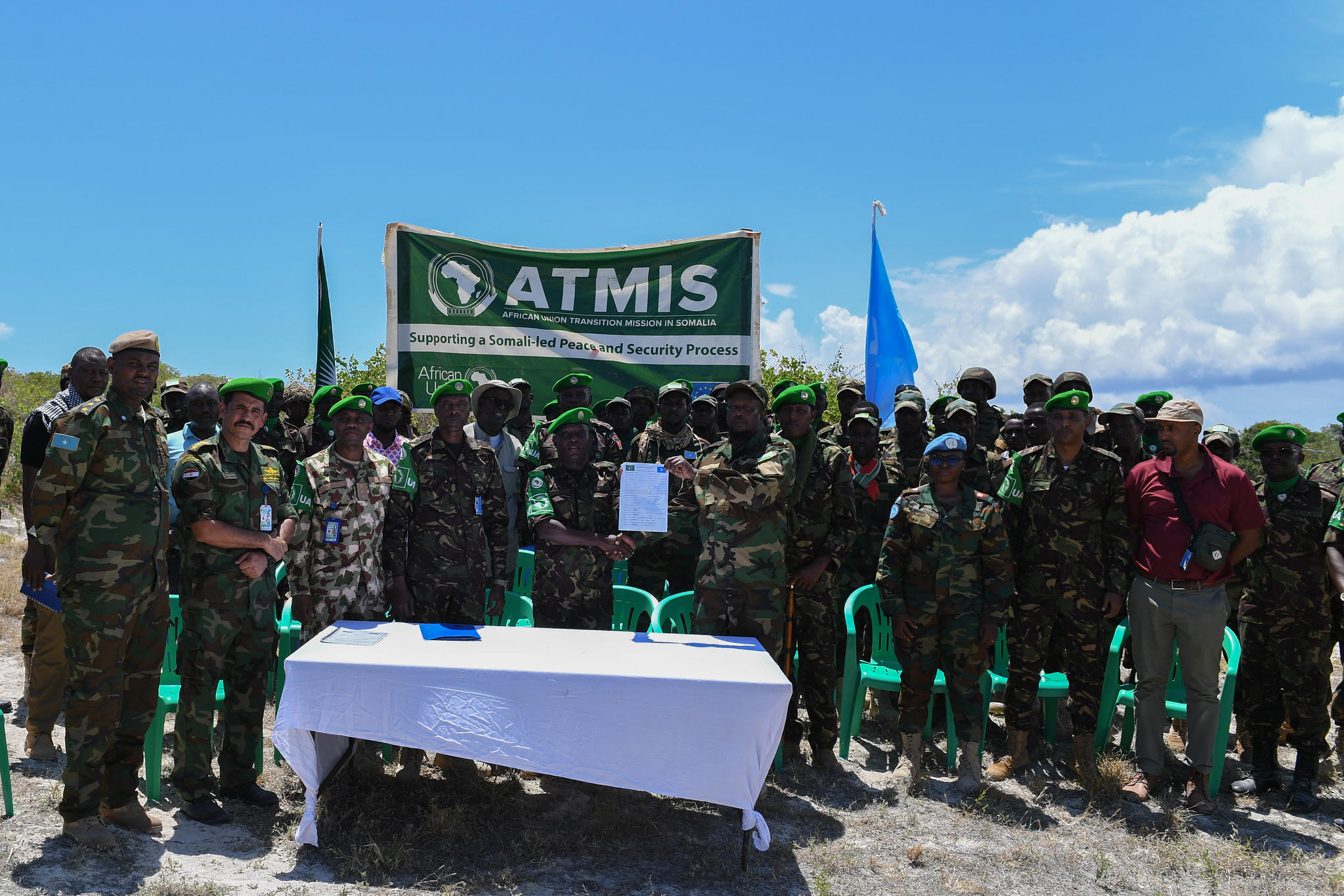 ATMIS Transfers Burgavo Forward Operating Base to Somali National Armed Forces 