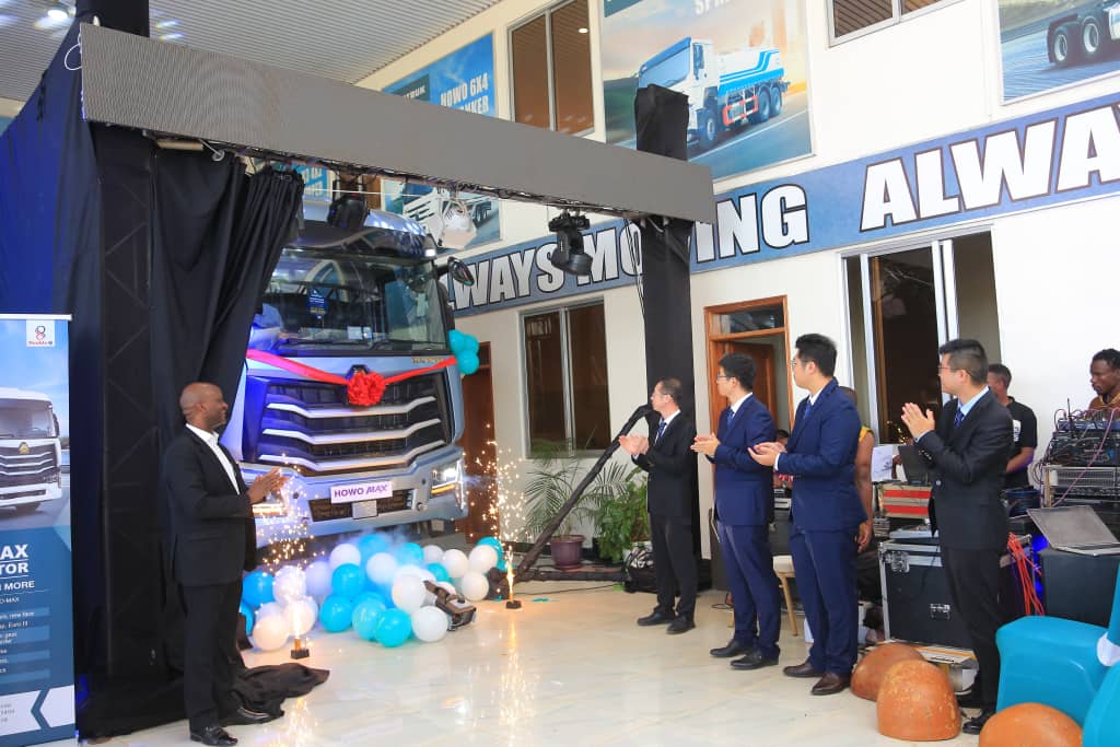 Gen Katumba hails local assembly of trucks as Double Q launches new Sinotruk models