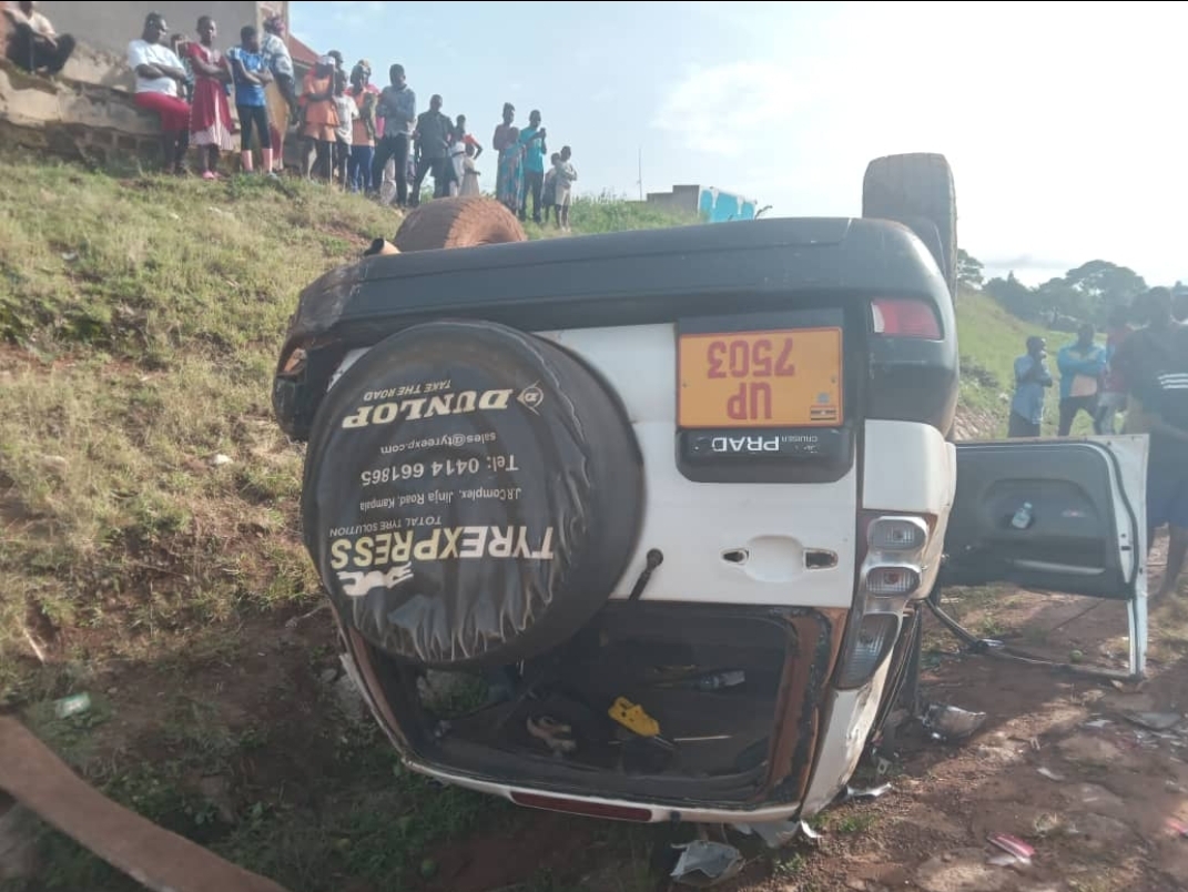 Two Dead as Police Vehicle Overturns on Katosi-Nyenga Road