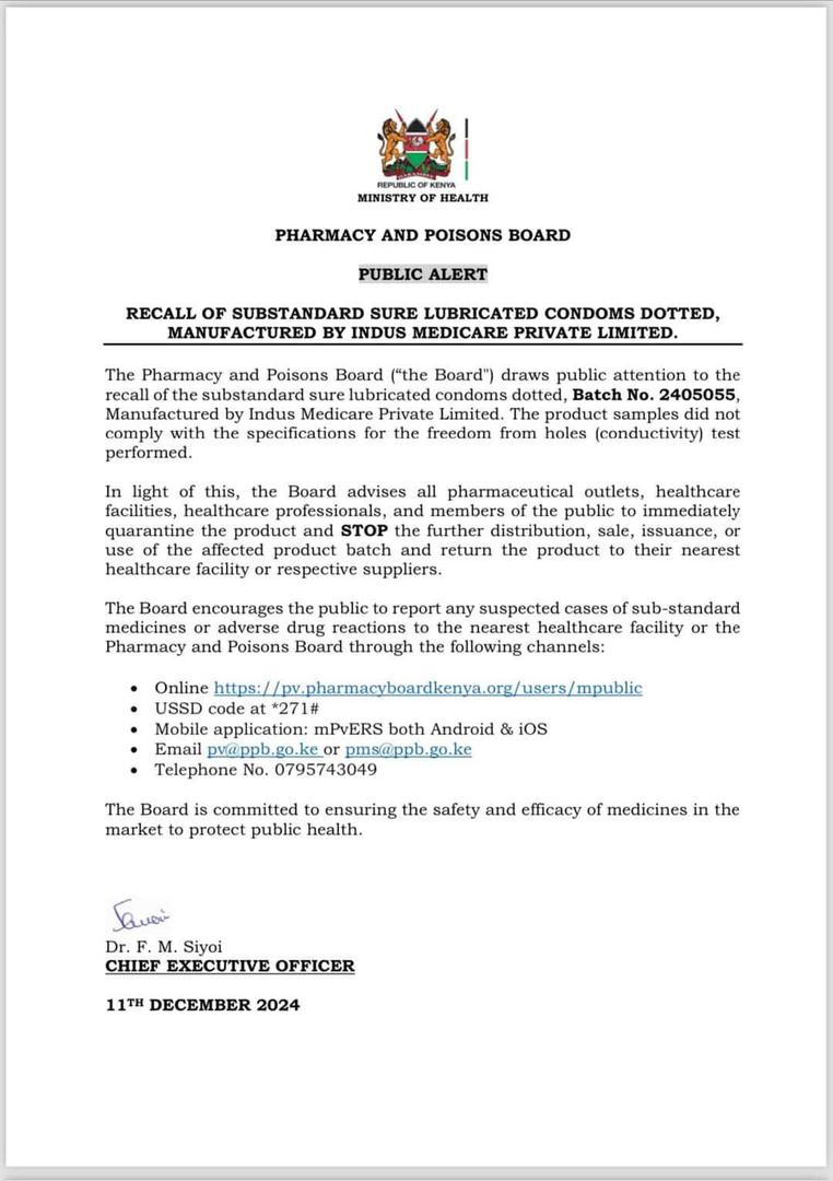 NDA Reassures Public on Safety of Drugs and Medical Supplies