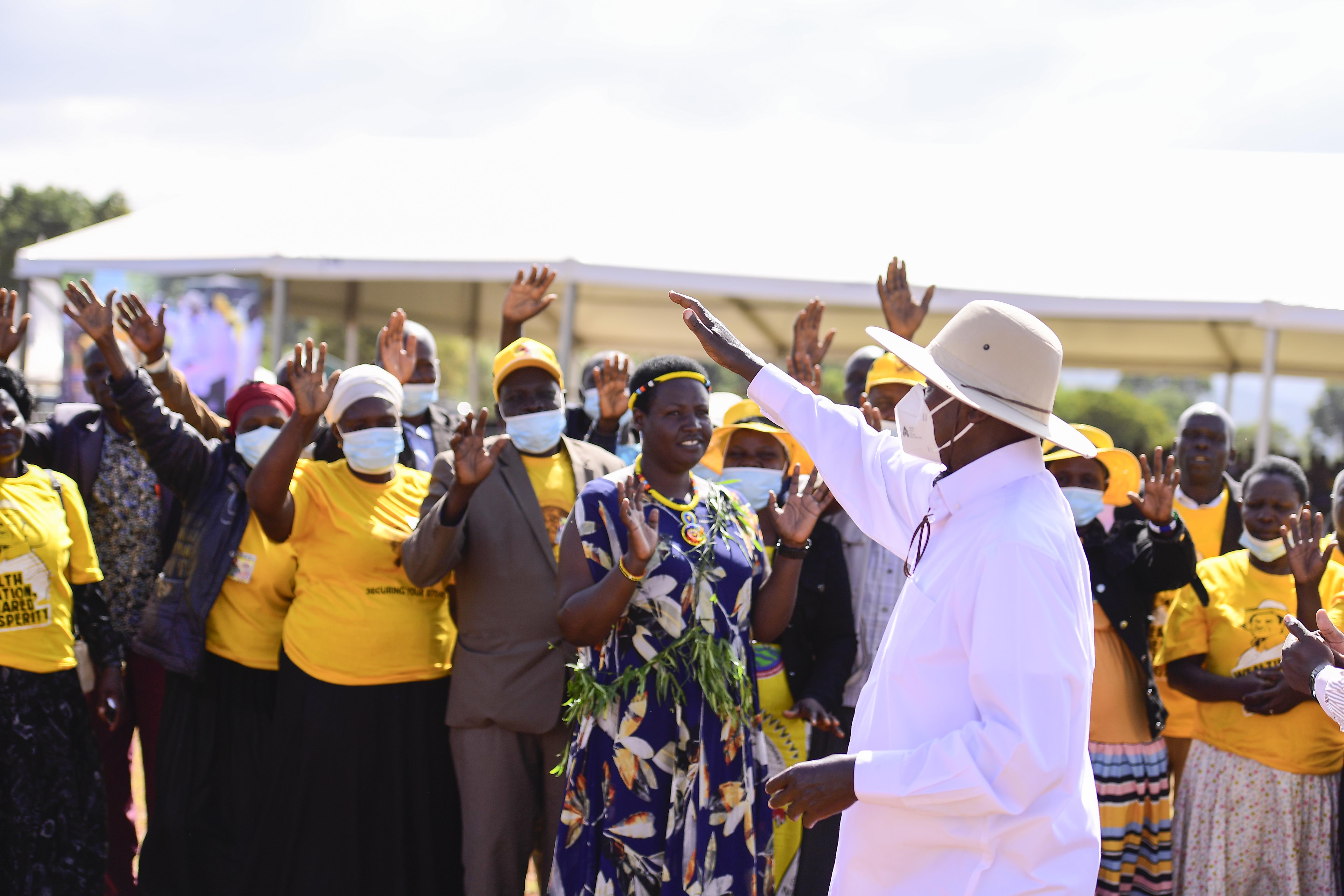 Museveni tips Sebei on getting out of poverty