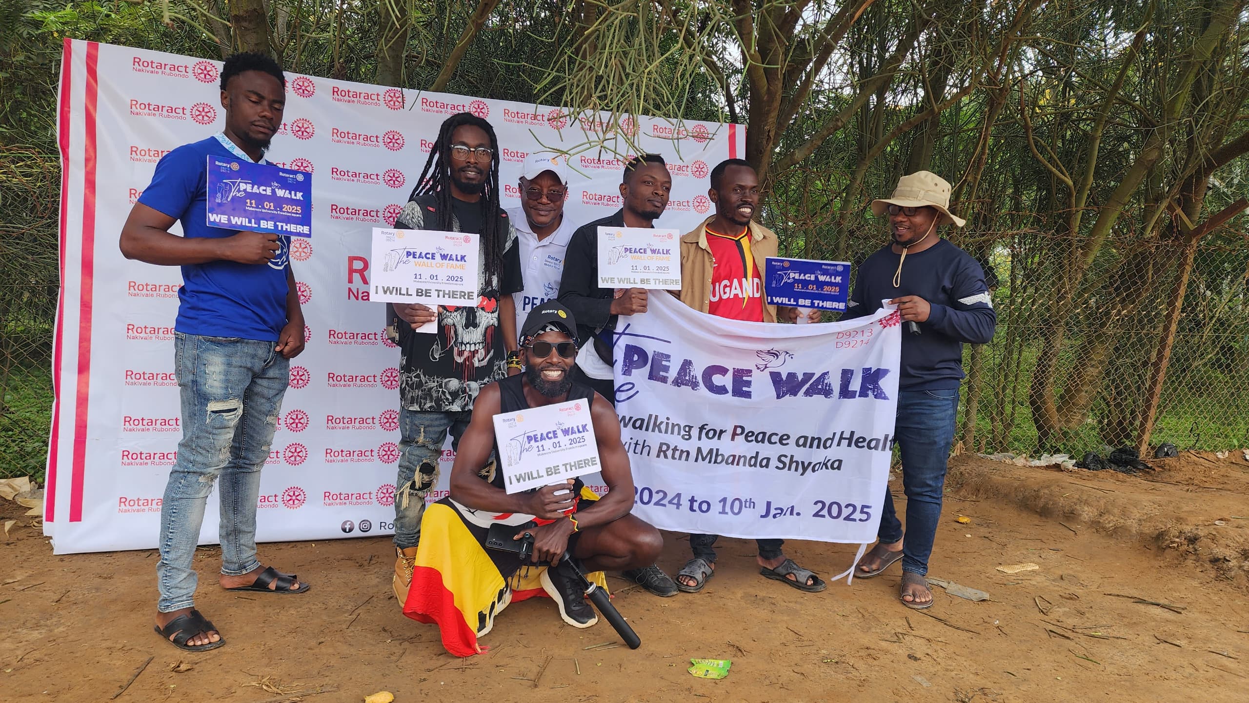 Walk for Peace: Mbanda Shyaka Embarks on 300km Journey to Makerere University