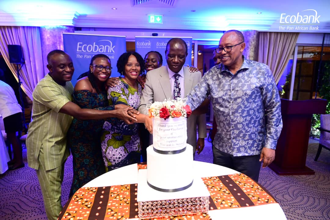 Ecobank Uganda honors outgoing board chairman