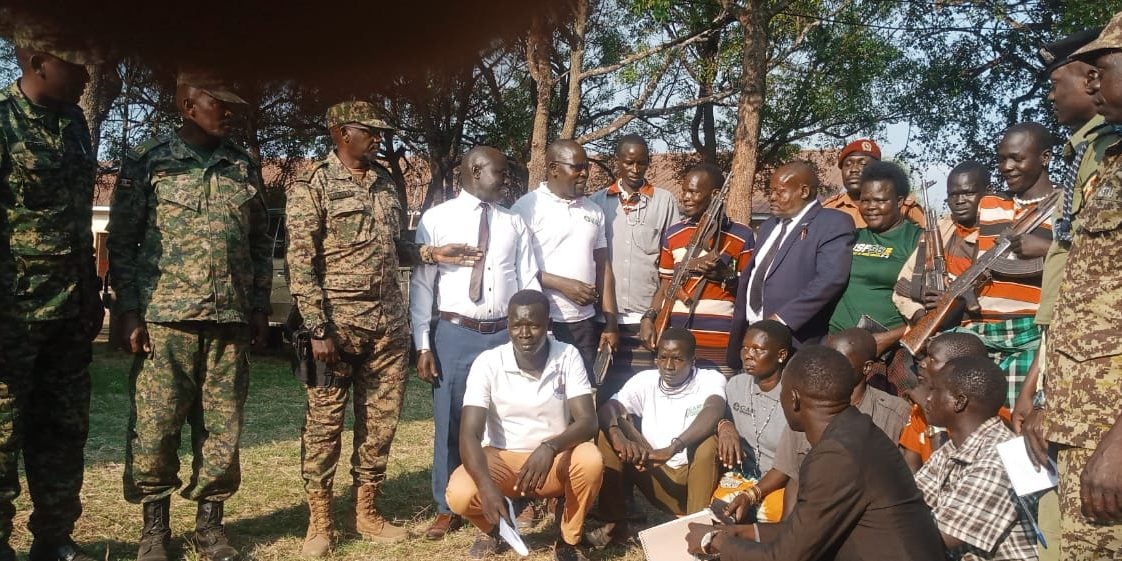 Joint security forces recover three firearms in Kotido