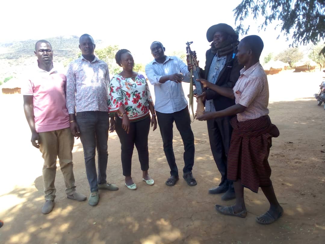 Suspect flees as security force recover illegal gun in Moroto