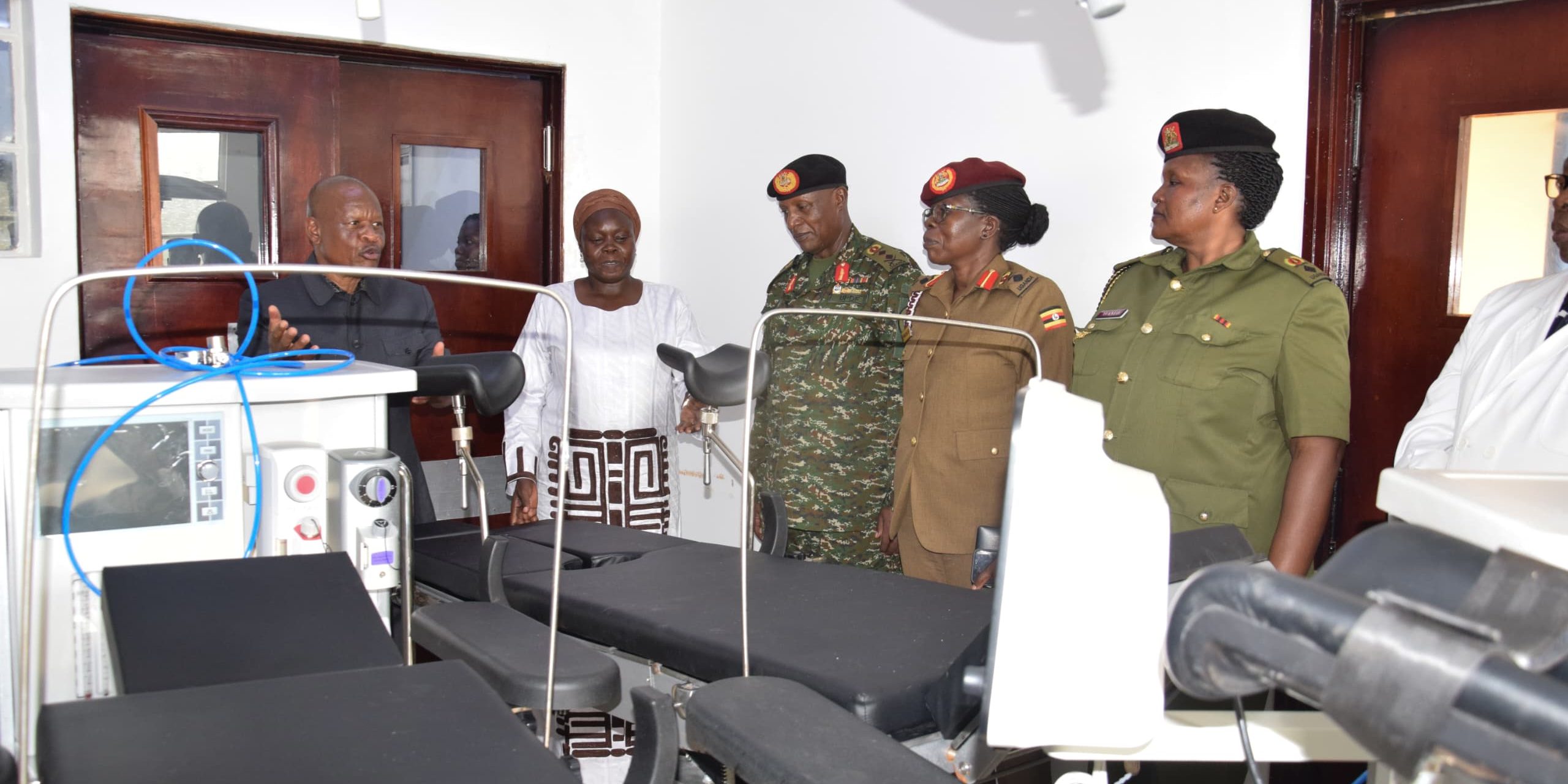 UPDF MPs donate theatre equipment to Bombo General Military Hospital