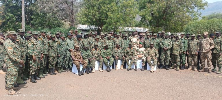 UPDF Junior Staff Course officers deepen knowledge On disarmament Operations In Karamoja
