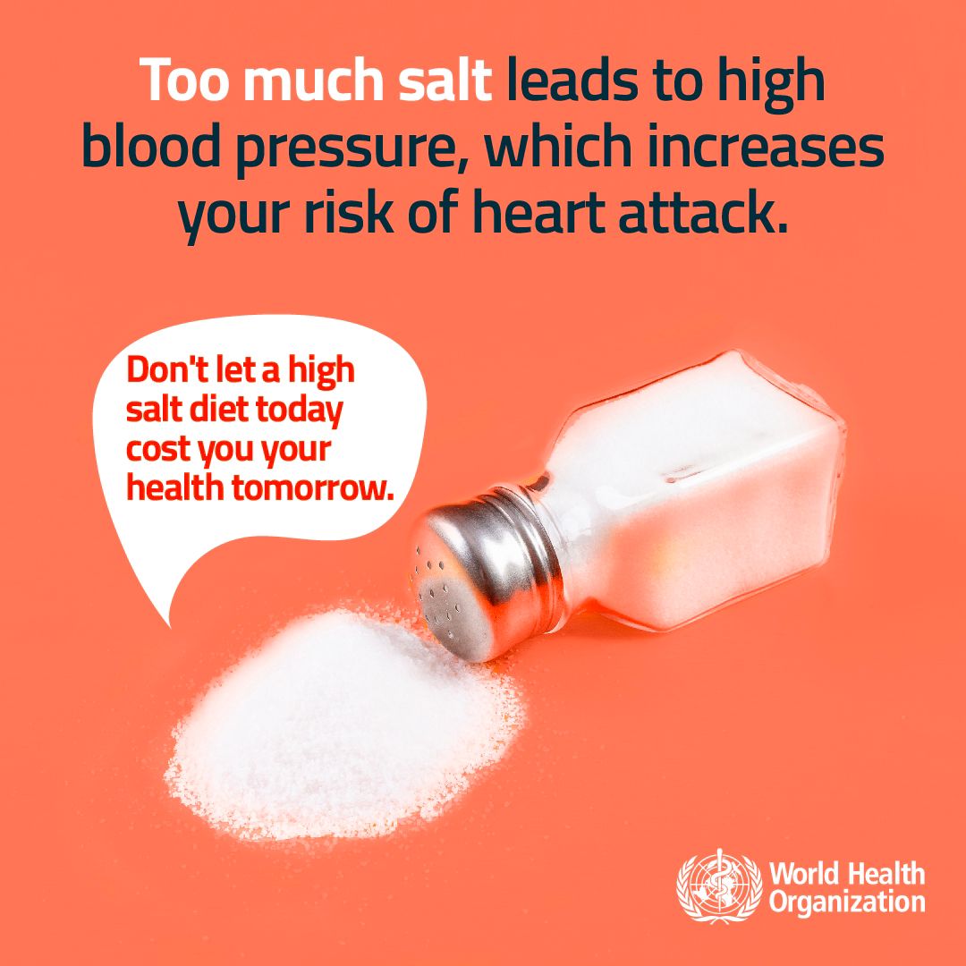 WHO Recommends Lower-Sodium Salt Substitutes to Reduce Heart Disease Risk