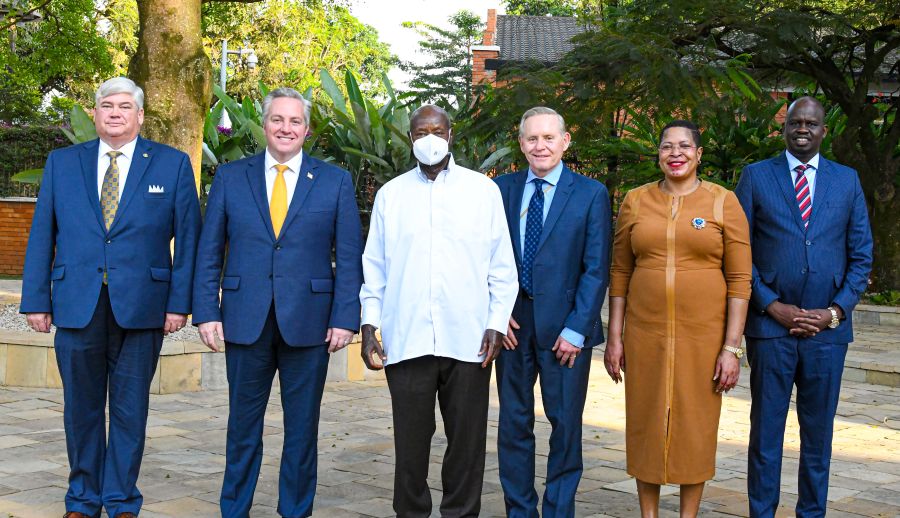 Museveni meets delegation from United States