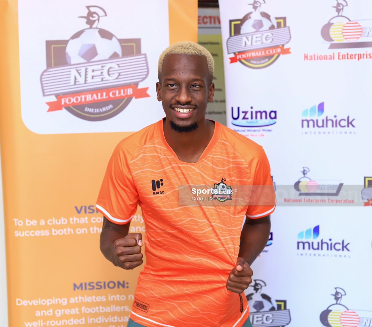 Bebe Cool’s son signs two year contract with NEC football club